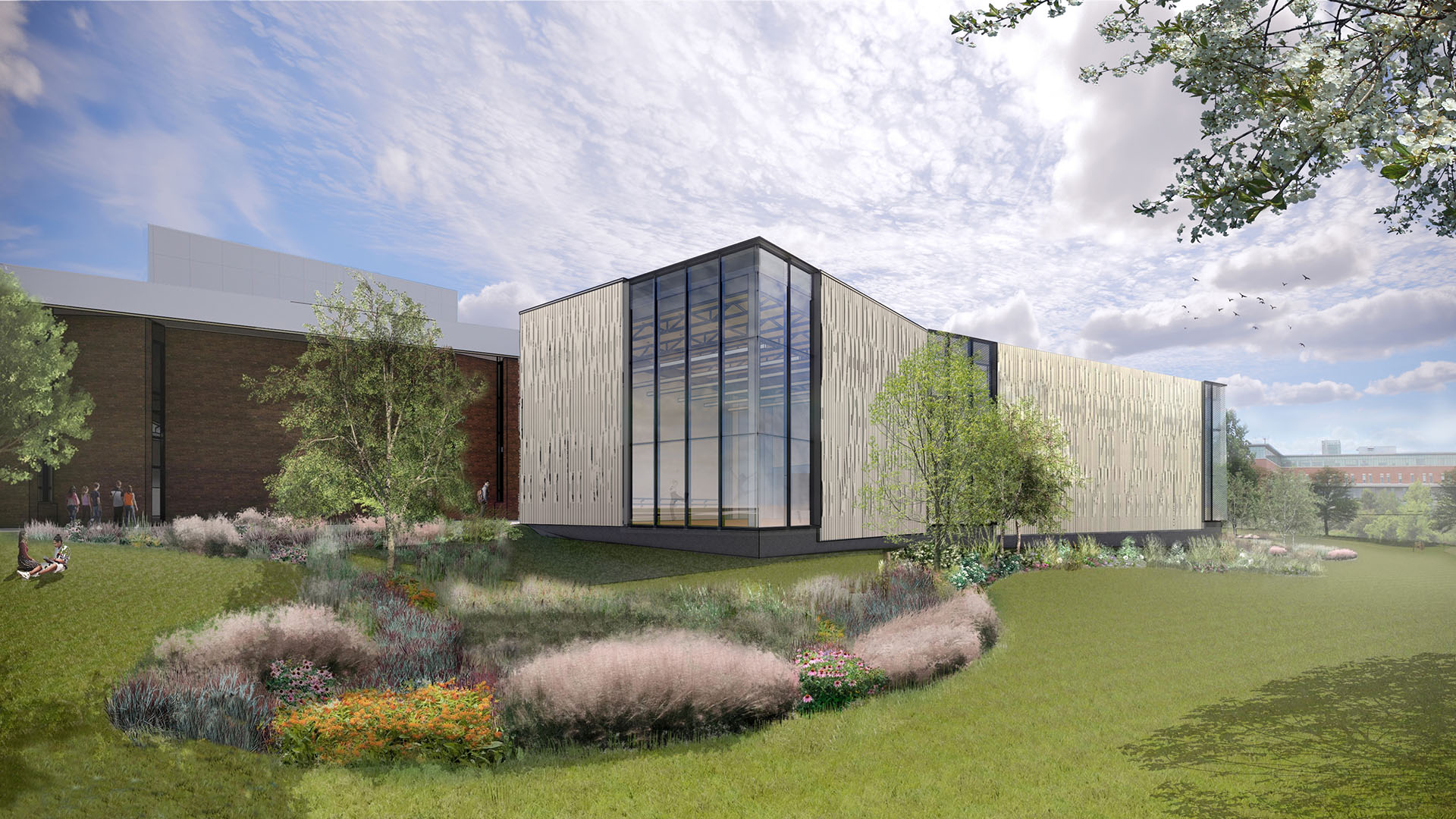 rendering of the wilson hall dance studio