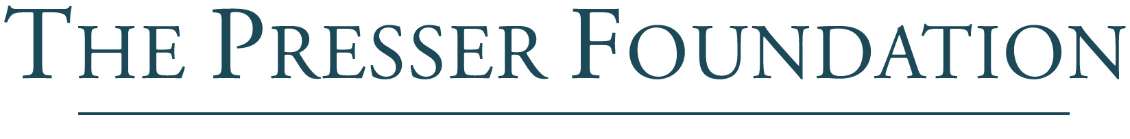 The Presser Foundation logo